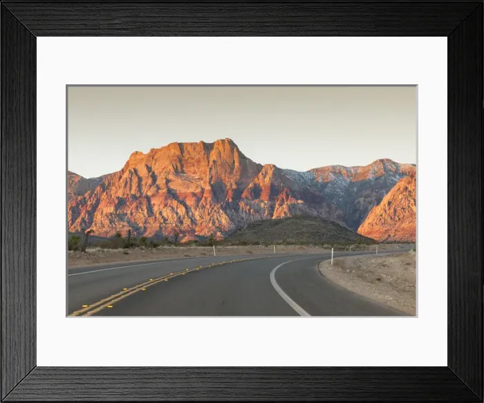 Framed Print : USA, Nevada. Red Rock Canyon outside Las Vegas, Nevada