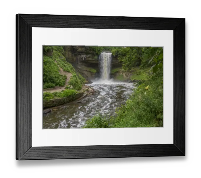 Framed Print : USA, Minnesota, Minneapolis, Minnehaha Regional Park, Minnehaha Falls Framed Print : USA, Minnesota, Minneapolis, Minnehaha Regional Park, Minnehaha Falls
