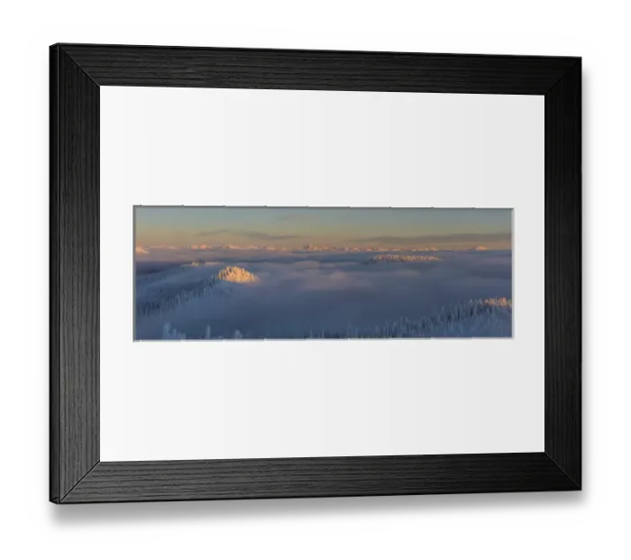Framed Print : Looking at Flower Point and Glacier Park peaks from the summit of Big Mountain Framed Print : Looking at Flower Point and Glacier Park peaks from the summit of Big Mountain