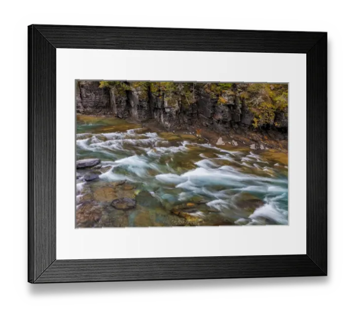 Framed Print : McDonald Creek in spring in Glacier National Park, Montana, USA Framed Print : McDonald Creek in spring in Glacier National Park, Montana, USA