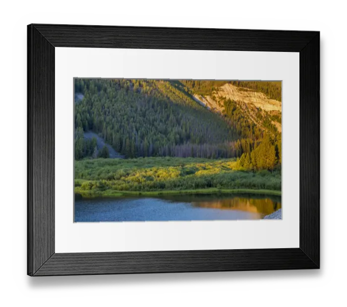 Framed Print : Brownes Lake at sunrise in the Pioneer Mountains of the Beaverhead-Deer Lodge National Forest Framed Print : Brownes Lake at sunrise in the Pioneer Mountains of the Beaverhead-Deer Lodge National Forest