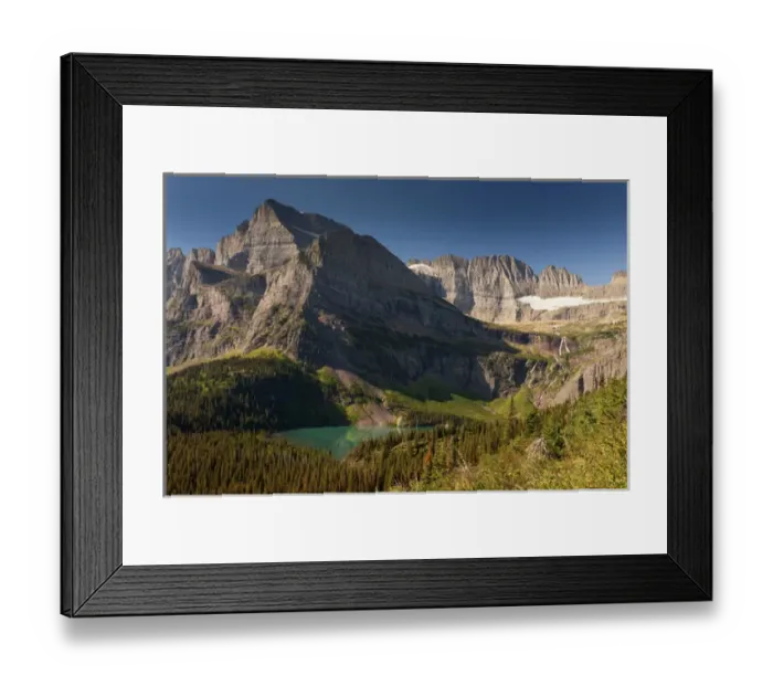 Framed Print : Grinnell Lake and Mount Gould, Glacier National Park, Montana Framed Print : Grinnell Lake and Mount Gould, Glacier National Park, Montana