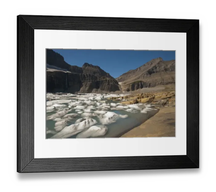 Framed Print : Upper Grinnell Lake, Glacier National Park, near Kalispell Montana, United Nations Framed Print : Upper Grinnell Lake, Glacier National Park, near Kalispell Montana, United Nations