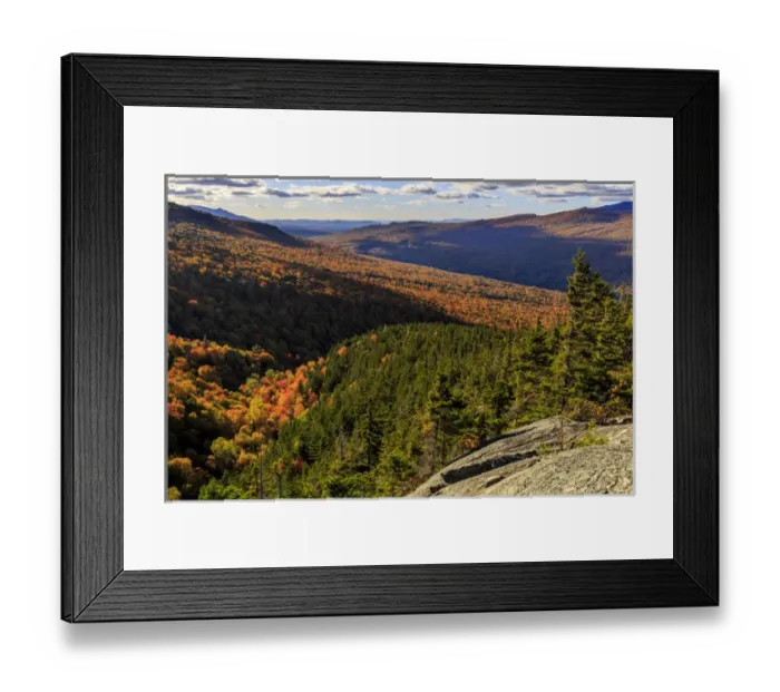 Framed Print : New Hampshires White Mountain National Forest