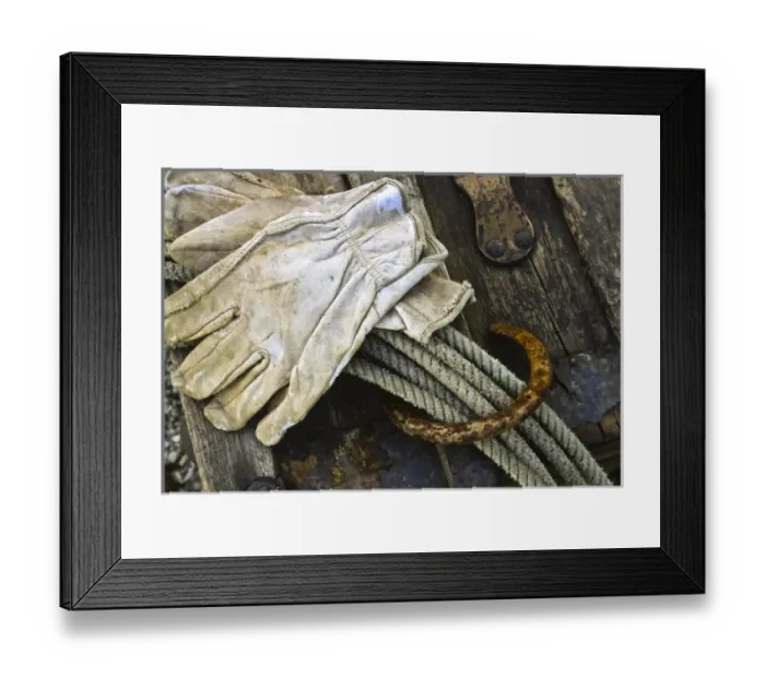 Framed Print : USA, New Mexico, Santa Fe. Close-up of cowboy gear
