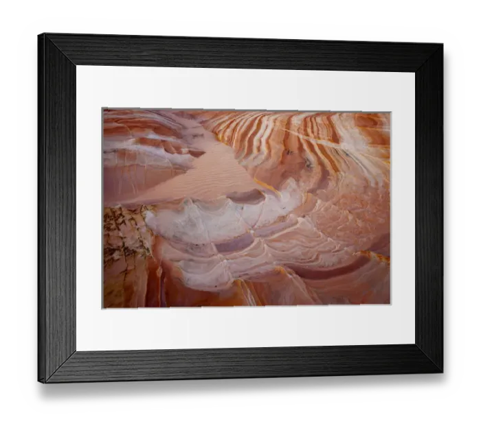 Framed Print : USA, Nevada, Valley of Fire State Park. Wildly striped and scalloped sandstone colorations Framed Print : USA, Nevada, Valley of Fire State Park. Wildly striped and scalloped sandstone colorations