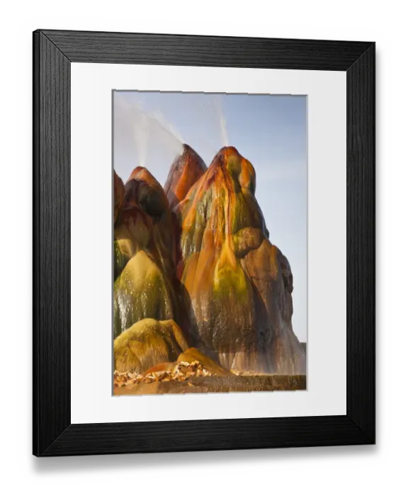 Framed Print : USA, Nevada, Black Rock Desert. View of the Fly Geyser Framed Print : USA, Nevada, Black Rock Desert. View of the Fly Geyser