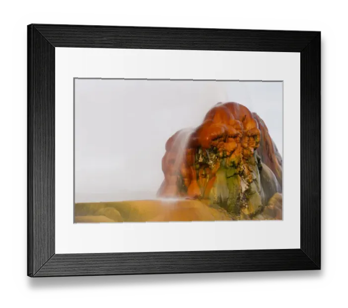 Framed Print : USA, Nevada, Black Rock Desert. View of the Fly Geyser Framed Print : USA, Nevada, Black Rock Desert. View of the Fly Geyser