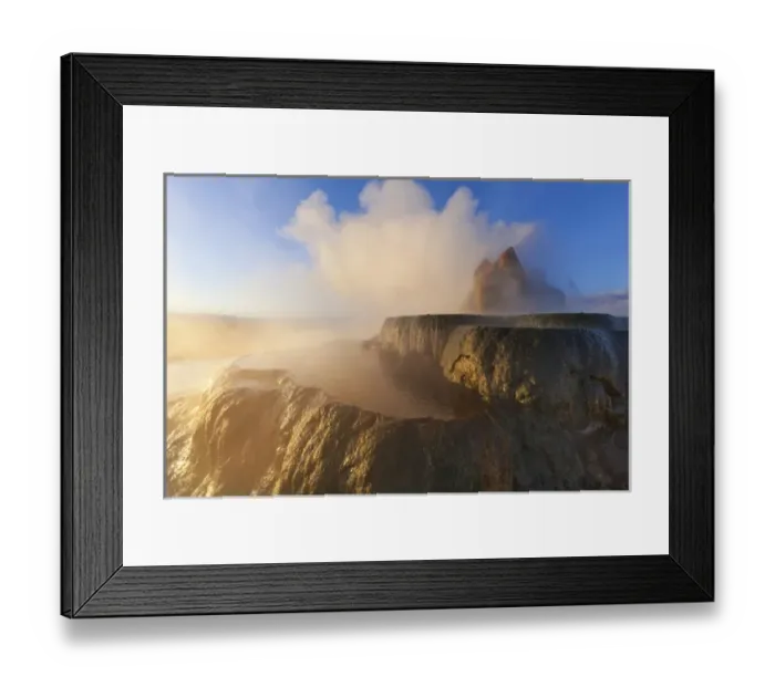 Framed Print : Fly Geyser with snow capped Granite Range in the Black Rock Desert near Gerlach Framed Print : Fly Geyser with snow capped Granite Range in the Black Rock Desert near Gerlach