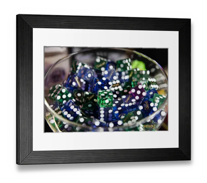 Framed Print : Las Vegas, Nevada, United States. Old downtown Las Vegas