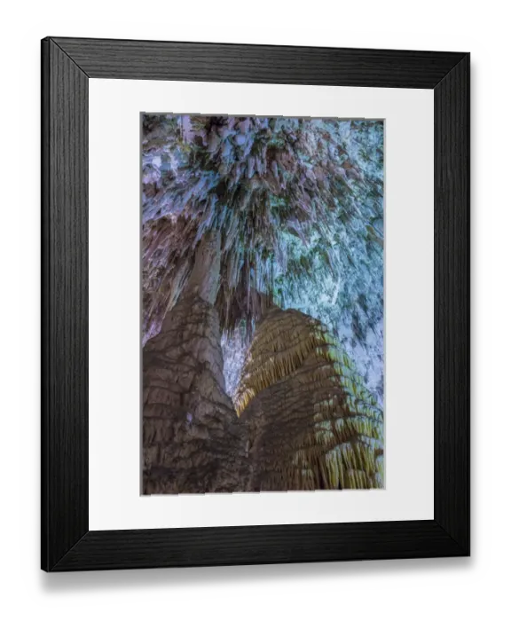 Framed Print : USA, New Mexico, Carlsbad Caverns. Scenic of cavern