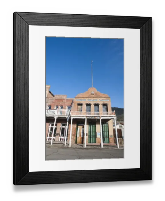 Framed Print : USA, Nevada. Historic Miners Union Hall Virginia CIty, Nevada Framed Print : USA, Nevada. Historic Miners Union Hall Virginia CIty, Nevada