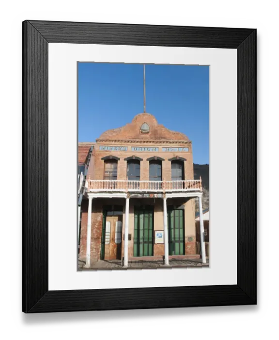 Framed Print : USA, Nevada. Historic Miners Union Hall Virginia CIty, Nevada Framed Print : USA, Nevada. Historic Miners Union Hall Virginia CIty, Nevada