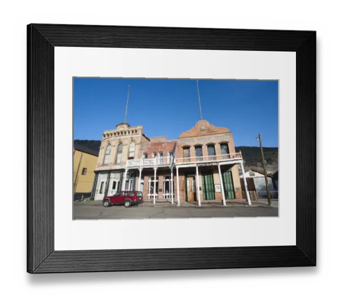 Framed Print : USA, Nevada. Historic Miners Union Hall Virginia CIty, Nevada Framed Print : USA, Nevada. Historic Miners Union Hall Virginia CIty, Nevada