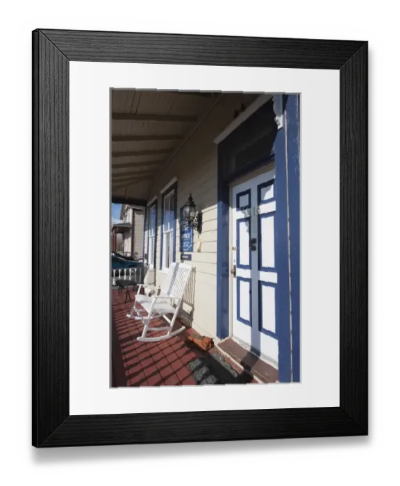 Framed Print : USA, Nevada. Edith Palmers Country Inn (a Victorian home built in 1863) Virginia CIty