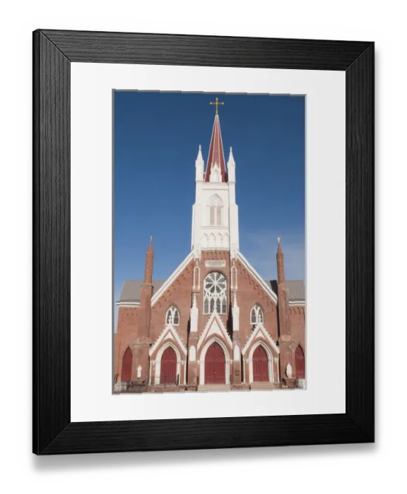 Framed Print : USA, Nevada. St. Marys in the Mountains Church (Nevadas first Roman Catholic Church Framed Print : USA, Nevada. St. Marys in the Mountains Church (Nevadas first Roman Catholic Church
