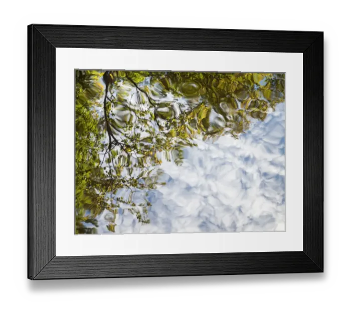 Framed Print : USA, New Hampshire, White Mountains, Reflections abstract