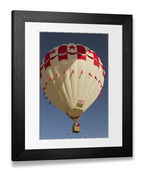 Framed Print : Fly-by at the Albuquerque Hot Air Balloon Fiesta, New Mexico Framed Print : Fly-by at the Albuquerque Hot Air Balloon Fiesta, New Mexico