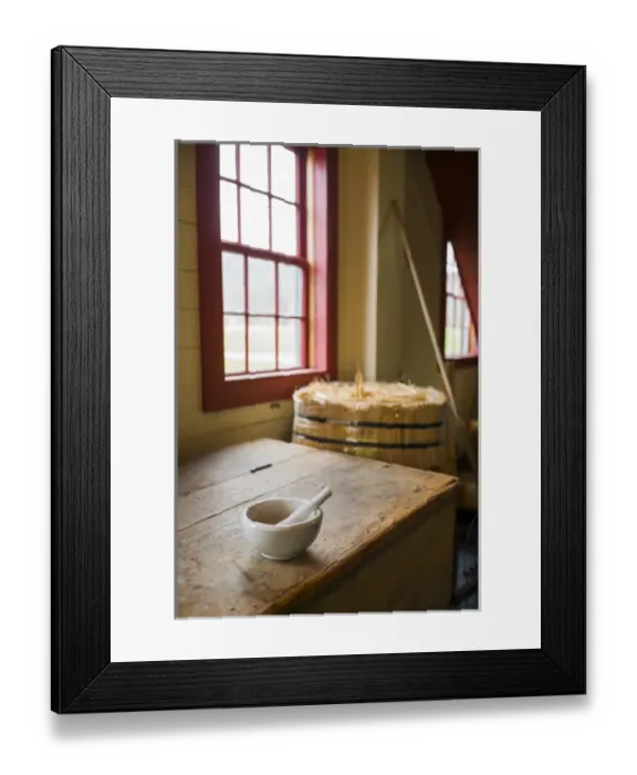 Framed Print : USA, New Hampshire, Enfield, Enfield Shaker Museum, shaker workshop interior Framed Print : USA, New Hampshire, Enfield, Enfield Shaker Museum, shaker workshop interior