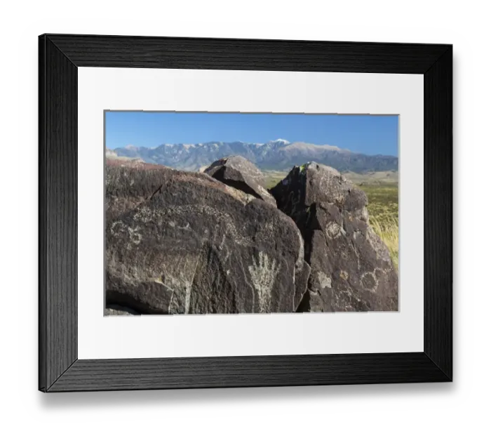 Framed Print : USA, New Mexico, Three Rivers Petroglyph Site. Petroglyph etchings on rocks. Credit as Framed Print : USA, New Mexico, Three Rivers Petroglyph Site. Petroglyph etchings on rocks. Credit as