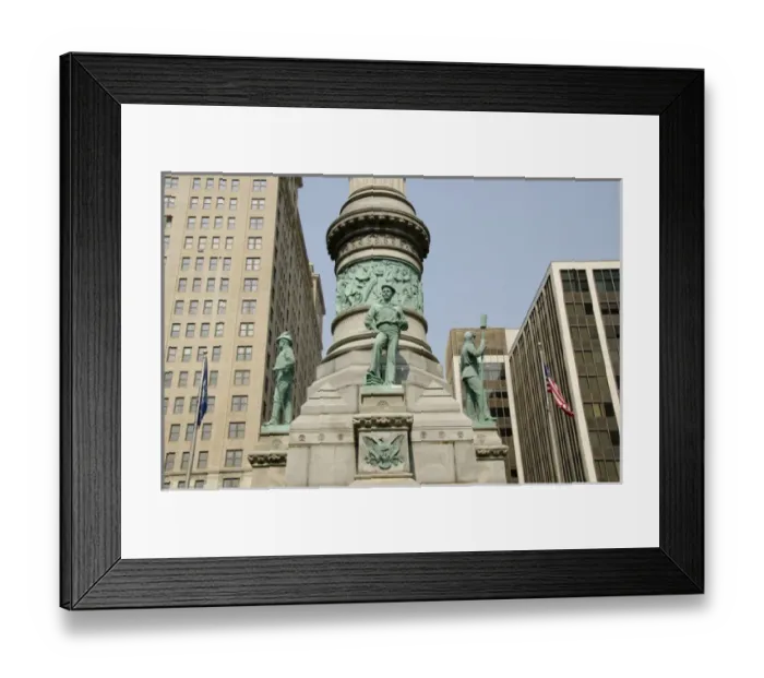 Framed Print : New York, Buffalo, Lafayette Square. Civil War monument, Soldiers and Sailors in Framed Print : New York, Buffalo, Lafayette Square. Civil War monument, Soldiers and Sailors in