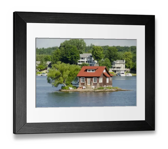 Framed Print : New York, St. Lawrence Seaway, Thousand Islands Framed Print : New York, St. Lawrence Seaway, Thousand Islands