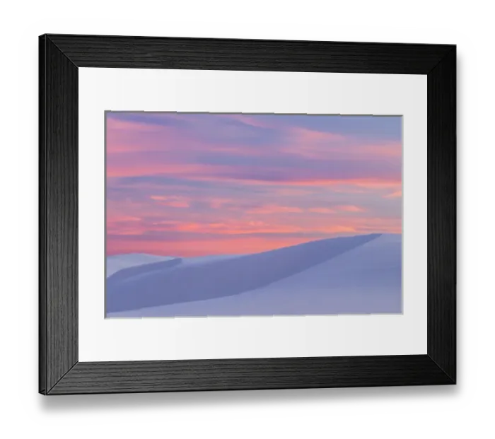 Framed Print : USA, New Mexico, White Sands National Monument. Sunset on desert sand. Credit as Framed Print : USA, New Mexico, White Sands National Monument. Sunset on desert sand. Credit as
