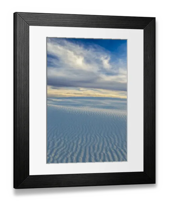 Framed Print : USA, New Mexico, White Sands National Monument. Desert sand landscape. Credit as Framed Print : USA, New Mexico, White Sands National Monument. Desert sand landscape. Credit as