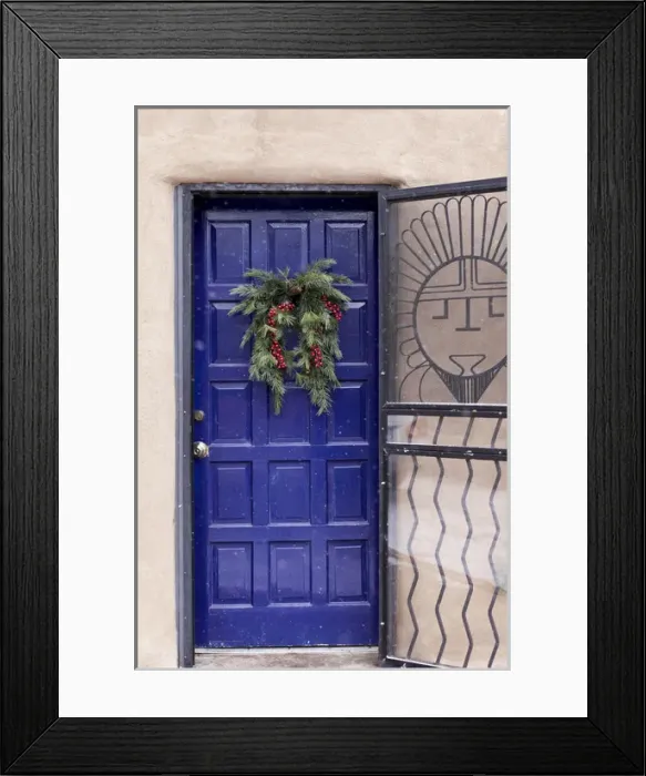 Framed Print : Santa Fe, New Mexico, United States. Canyon Road Framed Print : Santa Fe, New Mexico, United States. Canyon Road