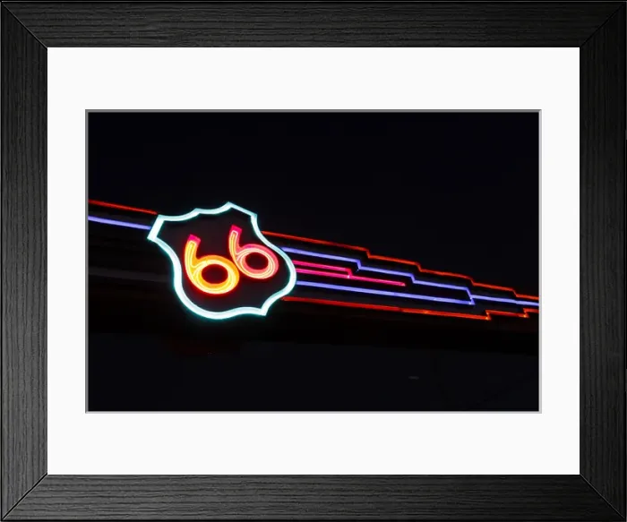 Framed Print : Albuquerque, New Mexico, United States. Route 66