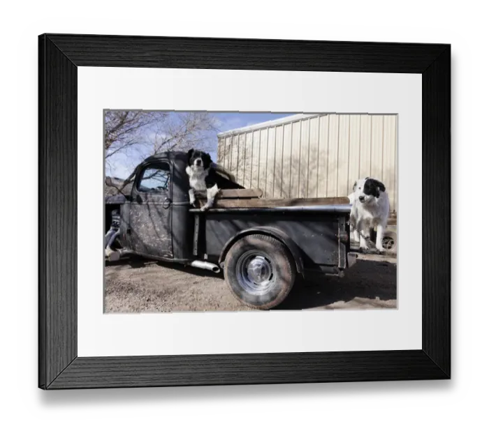 Framed Print : Prewitt, New Mexico, United States. Route 66