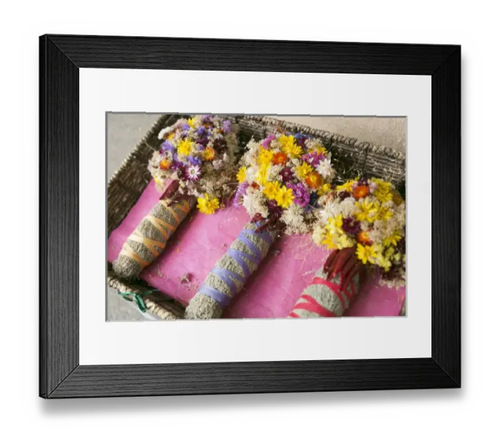 Framed Print : Taos, New Mexico, USA. Colorful Smug sticks Framed Print : Taos, New Mexico, USA. Colorful Smug sticks