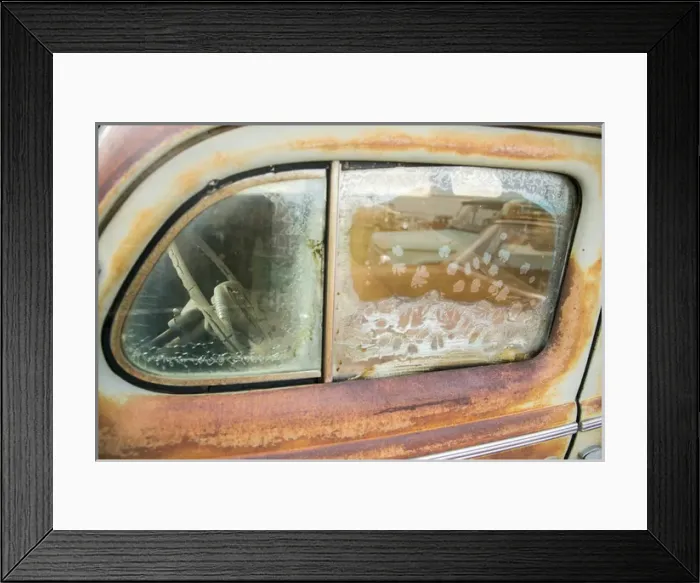 Framed Print : Rusted antique automobile, Tucumcari, New Mexico, USA. Route 66 Framed Print : Rusted antique automobile, Tucumcari, New Mexico, USA. Route 66