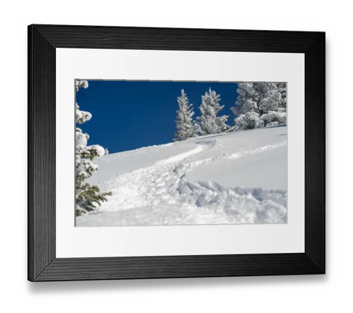 Framed Print : USA, New Mexico, Santa Fe, winter sports. (MR) Framed Print : USA, New Mexico, Santa Fe, winter sports. (MR)