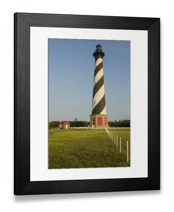 Framed Print : Cape Hatteras Light Station, Hatteras Island, Outer Banks, North Carolina, USA