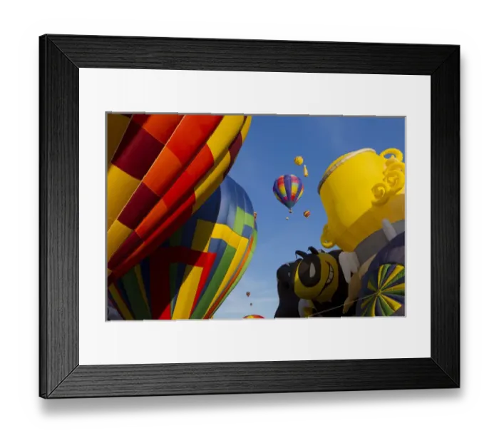Framed Print : The Mass Ascension at the Albuquerque International Balloon Fiesta, Albuquerque Framed Print : The Mass Ascension at the Albuquerque International Balloon Fiesta, Albuquerque