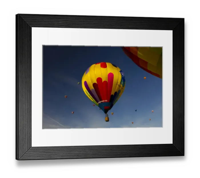 Framed Print : The Mass Ascension at the Albuquerque International Balloon Fiesta, Albuquerque