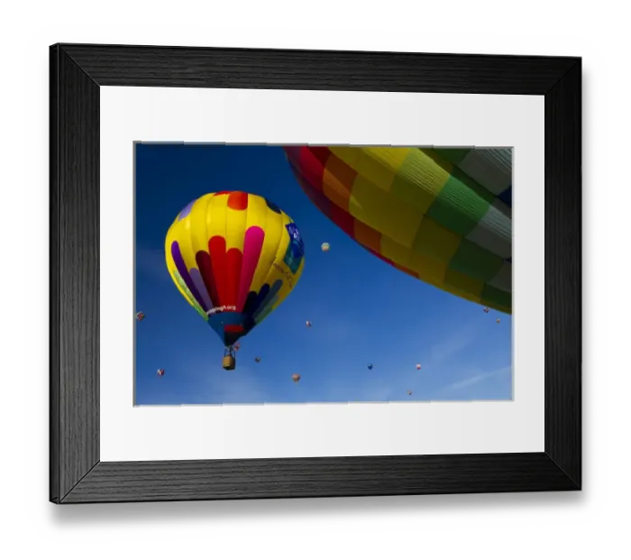 Framed Print : The Mass Ascension at the Albuquerque International Balloon Fiesta, Albuquerque