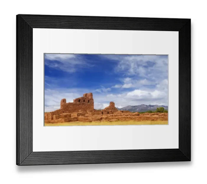 Framed Print : Abo Ruins, Salinas Pueblo Missions National Monument. New Mexico, USA