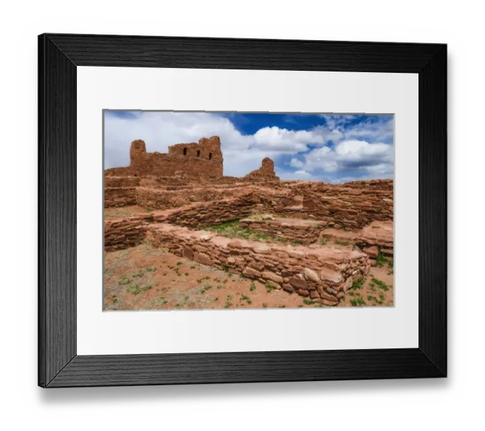 Framed Print : San Gregorio Church at Abo Ruins, Salinas Pueblo Missions National Monument. New Mexico Framed Print : San Gregorio Church at Abo Ruins, Salinas Pueblo Missions National Monument. New Mexico