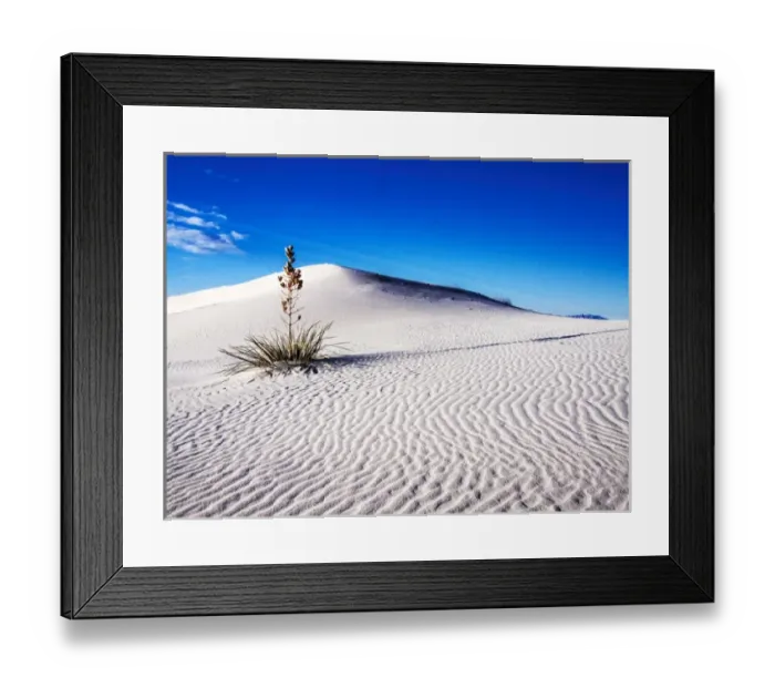 Framed Print : North America; USA; New Mexico, White Sands National Monument; Sand Dune Patterns Framed Print : North America; USA; New Mexico, White Sands National Monument; Sand Dune Patterns