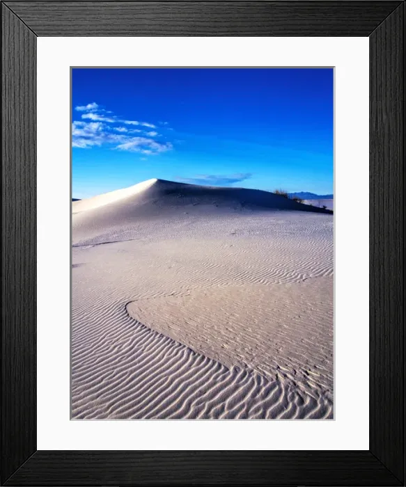 Framed Print : North America; USA; New Mexico, White Sands National Monument; Sand Dune Patterns Framed Print : North America; USA; New Mexico, White Sands National Monument; Sand Dune Patterns