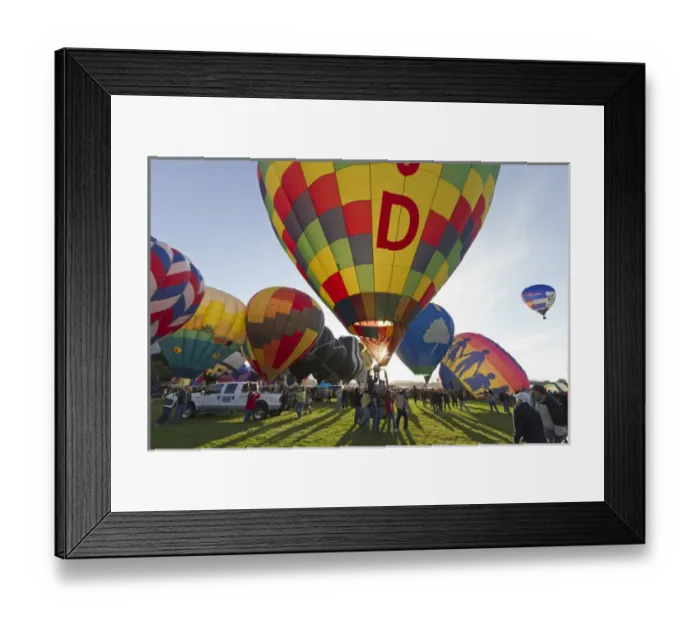 Framed Print : Launch site at the Albuquerque Hot Air Balloon Fiesta, New Mexico Framed Print : Launch site at the Albuquerque Hot Air Balloon Fiesta, New Mexico