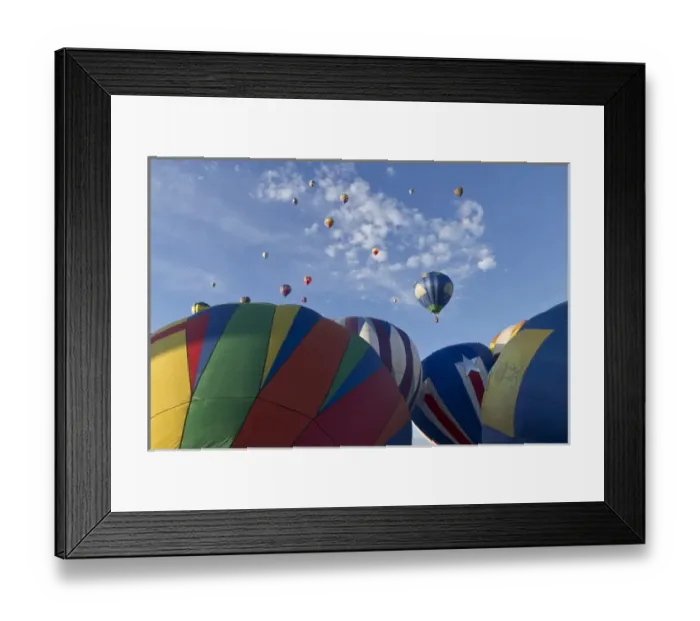 Framed Print : Mass ascension at the Albuquerque Hot Air Balloon Fiesta, New Mexico Framed Print : Mass ascension at the Albuquerque Hot Air Balloon Fiesta, New Mexico