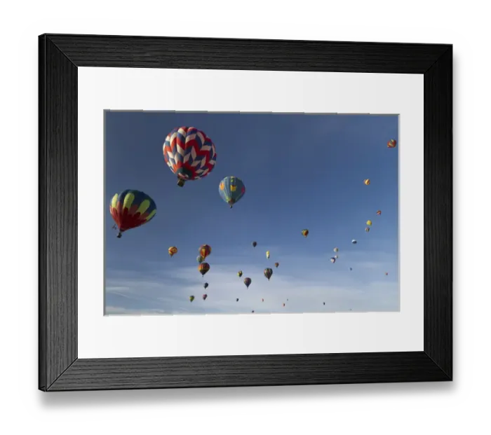 Framed Print : Mass ascension at the Albuquerque Hot Air Balloon Fiesta, New Mexico Framed Print : Mass ascension at the Albuquerque Hot Air Balloon Fiesta, New Mexico