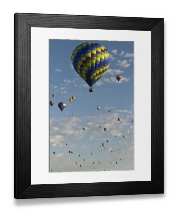 Framed Print : Mass ascension at the Albuquerque Hot Air Balloon Fiesta, New Mexico Framed Print : Mass ascension at the Albuquerque Hot Air Balloon Fiesta, New Mexico