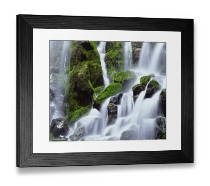 Framed Print : USA; Oregon; Mount Hood; Ramona Falls
