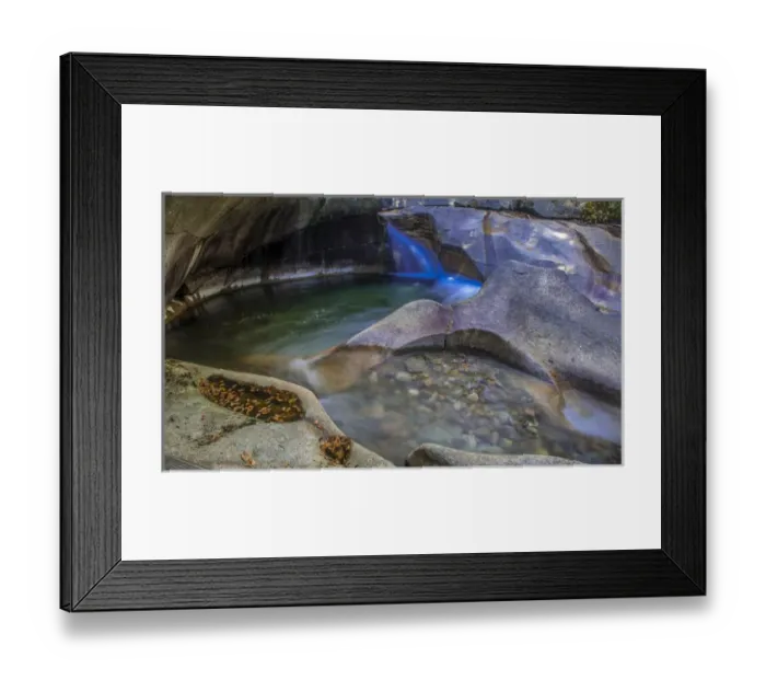 Framed Print : The Basin Franconia Notch, New Hampshire