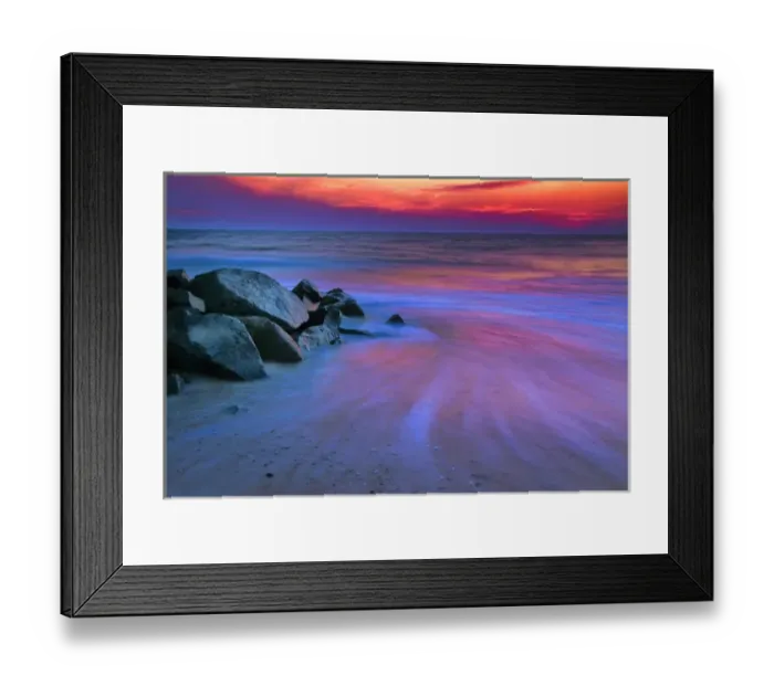 Framed Print : USA, New Jersey, Cape May. Sunset on Delaware Bay Framed Print : USA, New Jersey, Cape May. Sunset on Delaware Bay