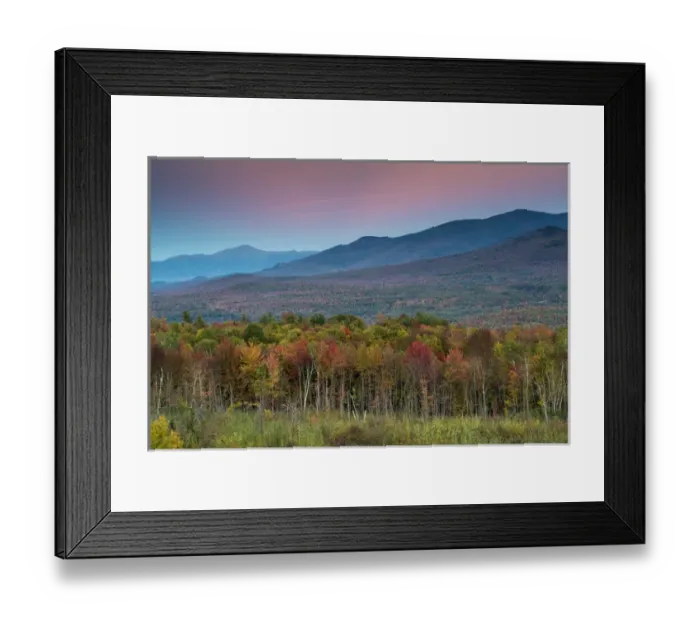 Framed Print : Fall colors in the White Mountains, New Hampshire